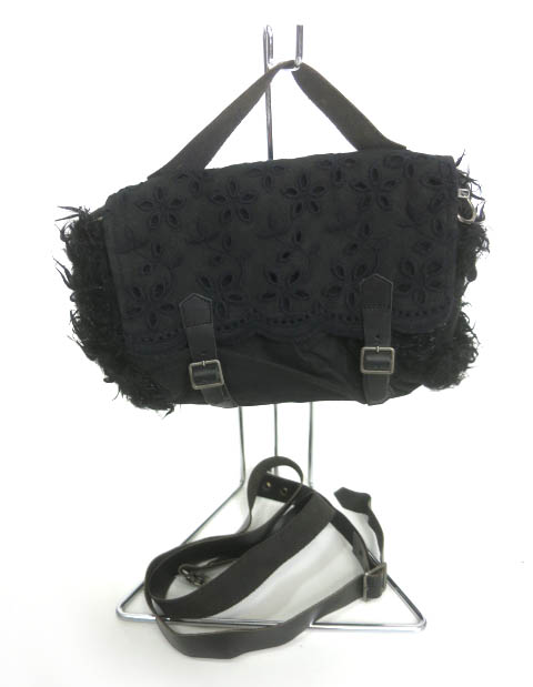 Jane Marple ファー付き2wayバッグ