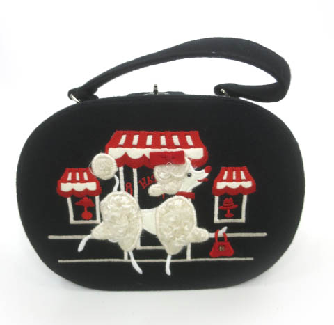 Jane Marple プードルハンドバッグ