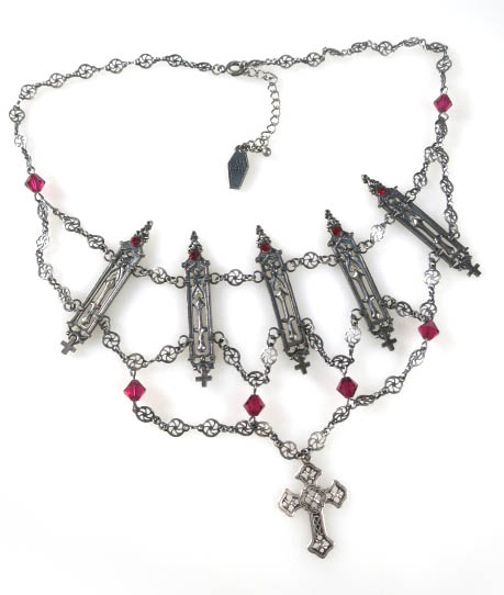 Moi-meme-Moitie クロスアーチネックレス