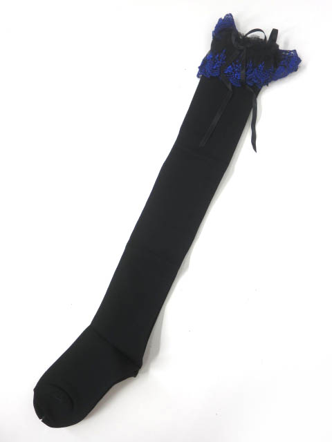 Moi-meme-Moitieレースオーバーニー黒