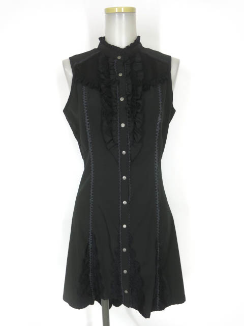 OZZ ONESTE ノースリーブシャツワンピース