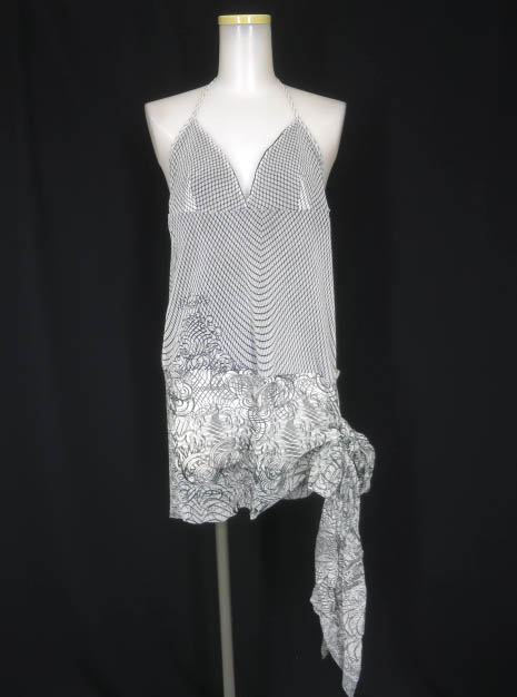 Jean Paul GAULTIER SOLEIL ネット柄パワーネットチュニックキャミソール