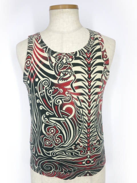 GAULTIER Jean's トライバル柄タンクトップ