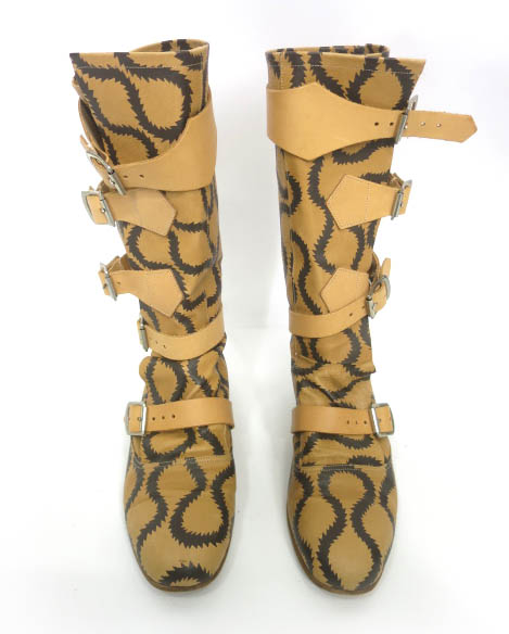Vivienne Westwood スクイグル柄 パイレーツブーツ