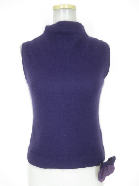 Jane Marple Dans Le Salon アンゴラウールノースリーブニットセーター