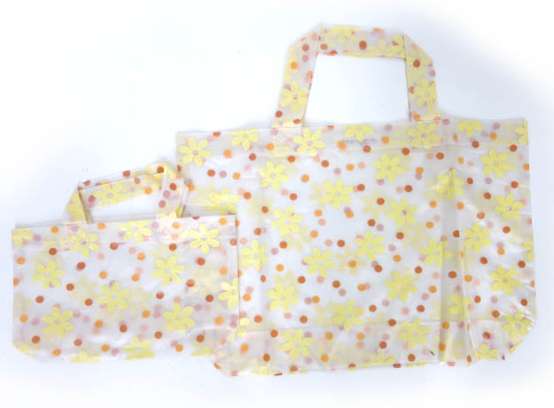 Jane Marple 花柄クリアトートバッグ