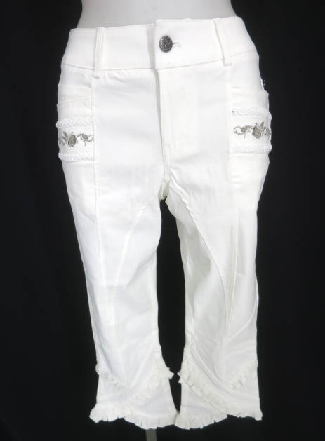 OZZ ONESTE ローズ刺繍入りパンツ