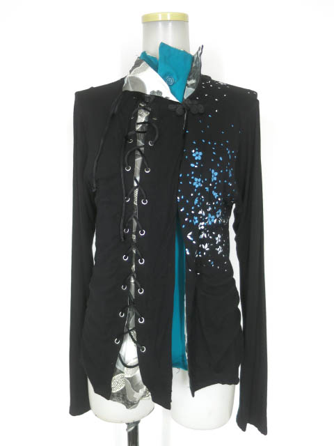 gouk レイヤードカーディガン