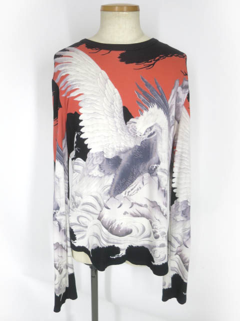 Jean Paul GAULTIER HOMME 鷹 和柄長袖カットソー