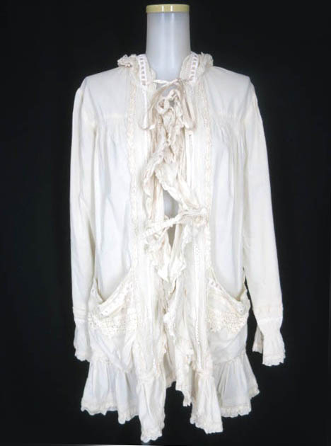 PINK HOUSE フード付きオーバーブラウス