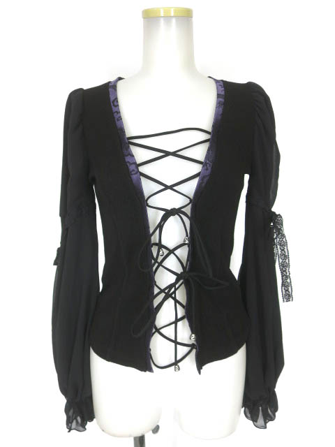 Qutie Frash シフォン袖カットソー