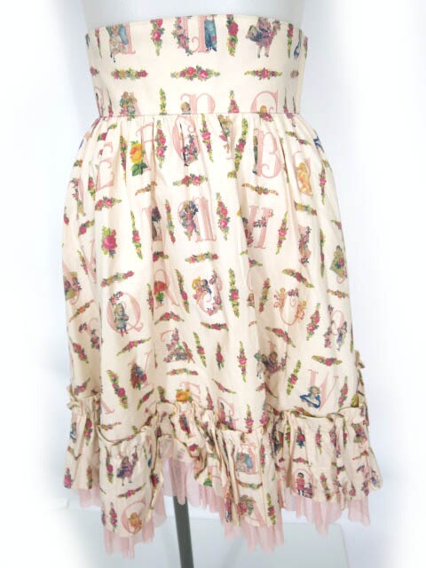 Innocent World スカート イノセントワールド スカート 黒 レース装飾