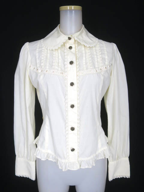 Innocent World ローズケミカルレースブラウス