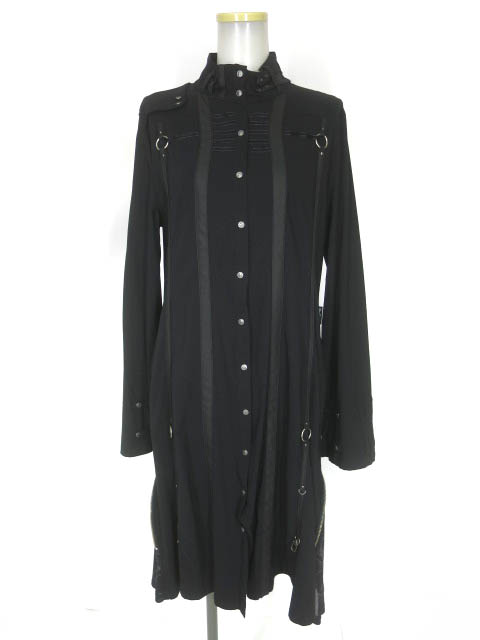 Ozz Croce サイドジップ付きロングブラウス