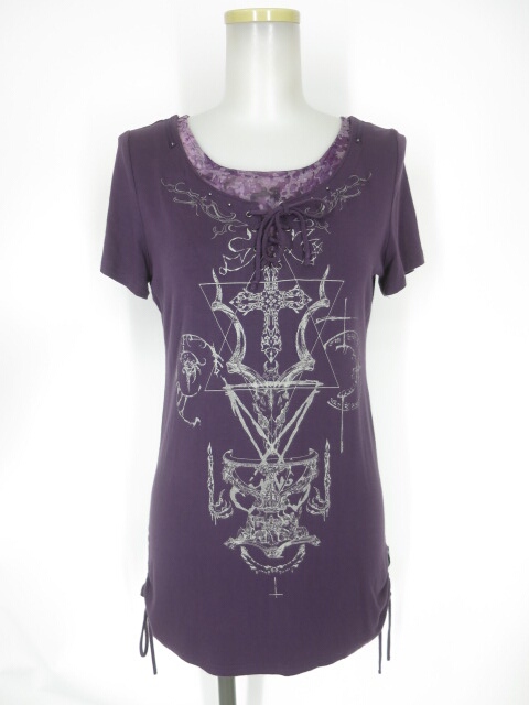 Ozz Croce オカルトプリント半袖カットソー