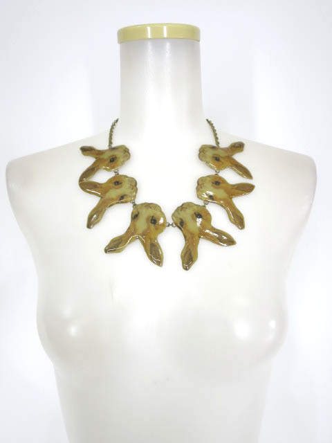 あちゃちゅむ うさぎネックレス