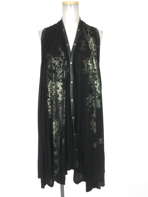 OZZ ONESTE メッシュチュールロングジレ