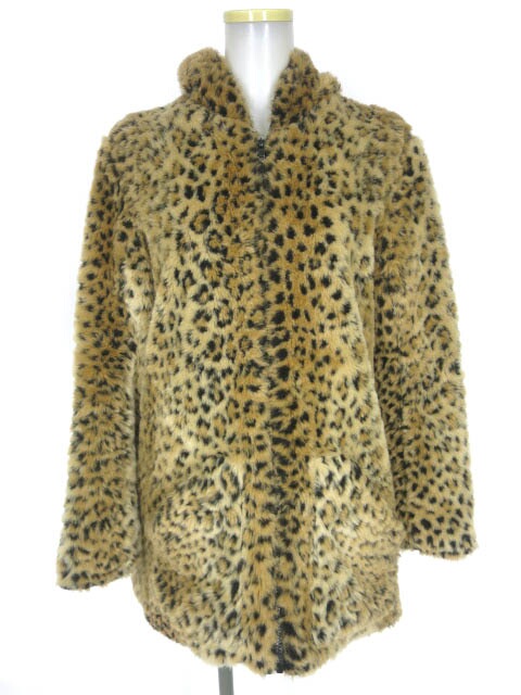 SEXY DYNAMITE 豹柄フェイクファーパーカー