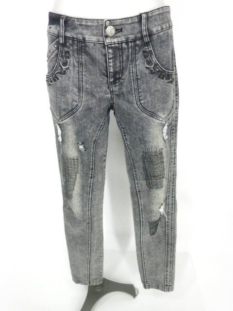 Ozz Croce ダメージ加工デニムパンツ