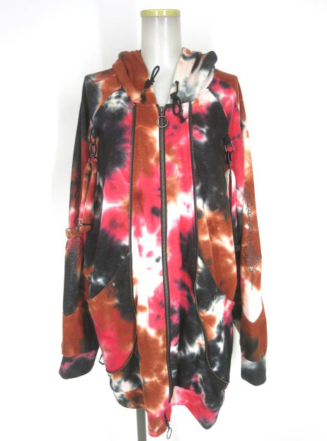 ozz conte うさ耳タイダイパーカー