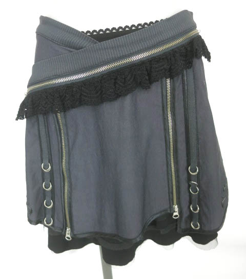 Ozz Croce ジップデザインスカート