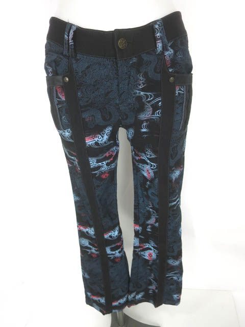 Ozz Croce オッズオン オッズクローチェ 龍 刺繍 ブーツカットパンツ Ozz Croce 龍柄ブーツカットパンツ / オッズオン オッズクローチェ Ozz