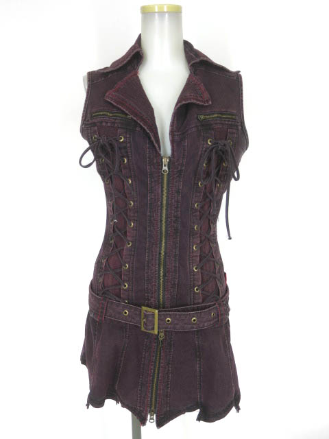 Ozz Croce 2wayデニムノースリーブワンピース