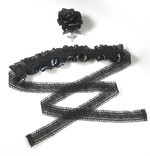 HN+nois レース&ベロア ヘッドドレス  チョーカー