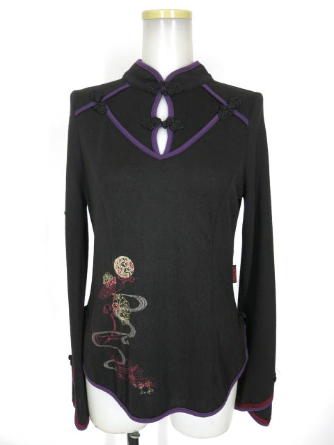 OZZ ONESTE チャイナニットプルオーバー