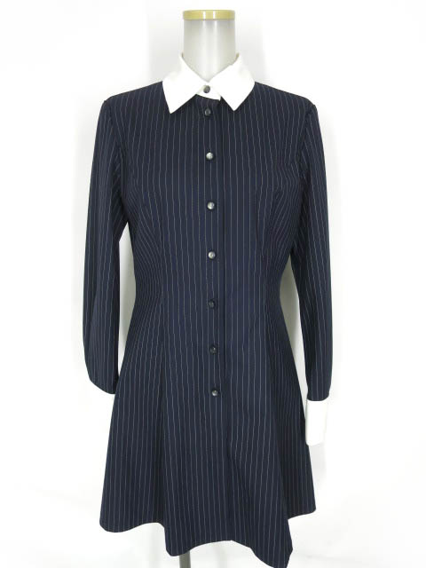 NO.S PROJECT ストライプシャツワンピース