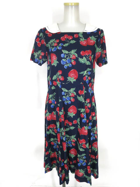 Jane Marple マルティプルフルーツの40’ｓワンピース