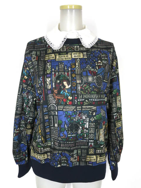 Jane Marple Grimm stained glass スウェットシャツ