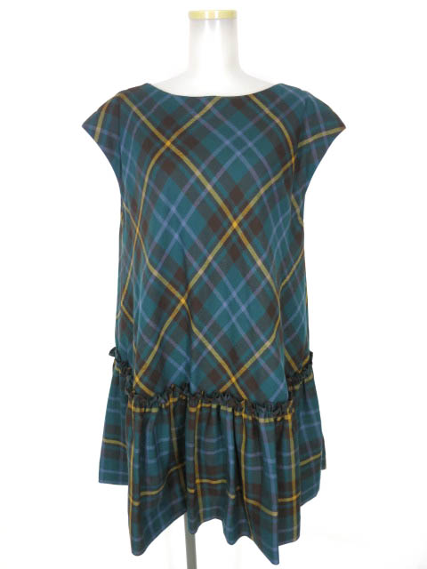 Vivienne Westwood RED LABEL チェック柄ノースリーブチュニックワンピース