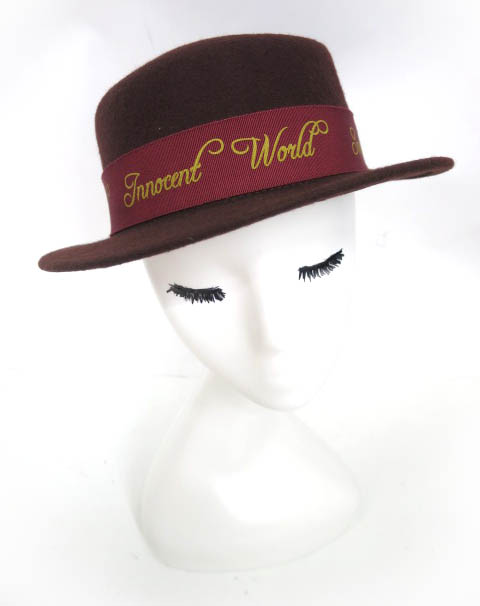 Innocent World ロゴリボンハット