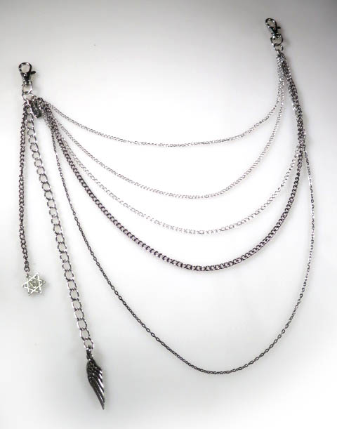 h.NAOTO Sixh. チェーン飾り