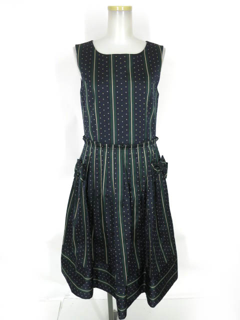 Jane Marple レジメンタルストライプ ドミトリードレス