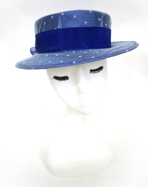 Leon Cecilia デイジードットチュールカンカン帽