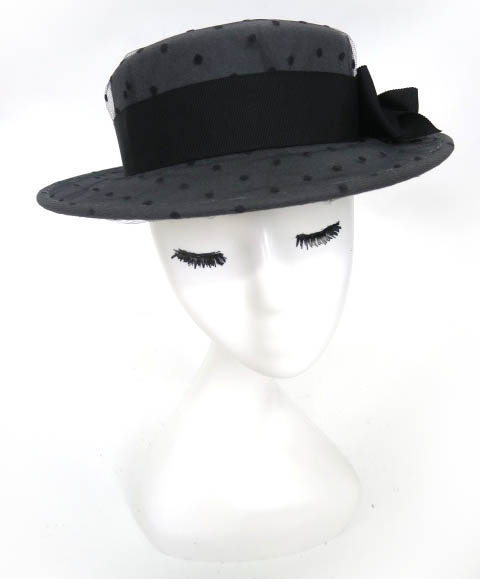 Leon Cecilia ドットチュールハット