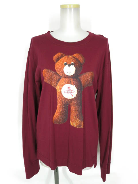 Vivienne Westwood RED LABEL OLD TEDDY プリント長袖Tシャツ