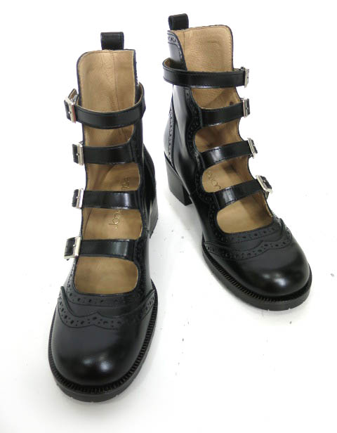 Jane Marple 4ストラップシューズ