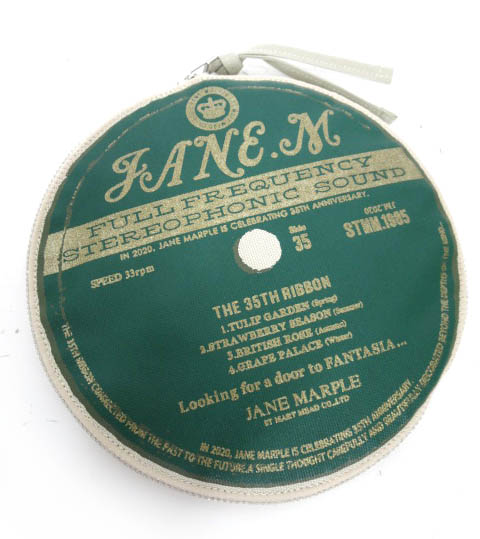 Jane Marple レコード型 折りたたみバッグ