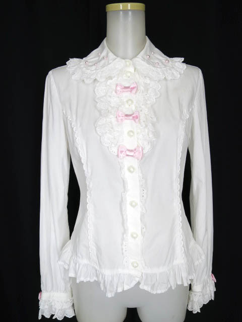 Angelic Pretty お嬢様のパール襟ブラウス