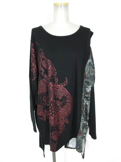 気楡茶閃洸 ビックドルマンカットソー