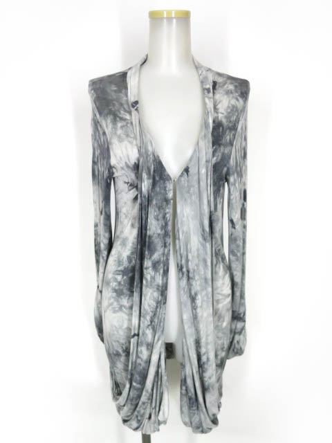 Ozz Croce タイダイ柄 ドレープカーディガン