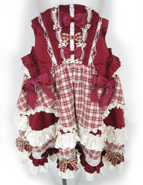 Hoshibako Works ホイップクリームホールケーキ コルセット風ボリュームティアードスカート