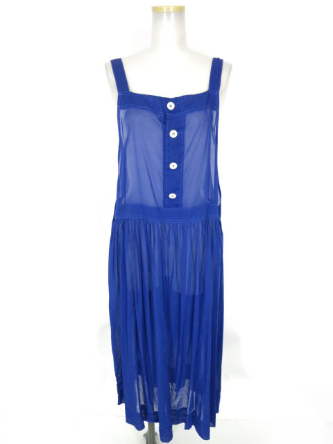 Jane Marple Dans Le Salon コットンオーガンジーストラップドレス