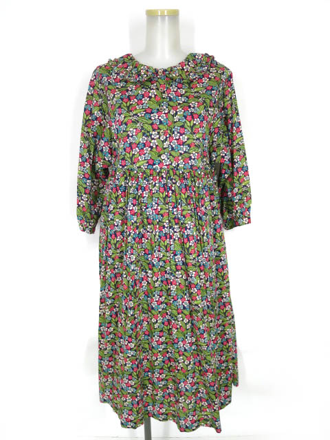 Jane Marple Dans Le Salon リバティ花柄ワンピース