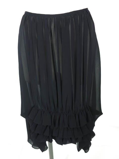 Jean Paul GAULTIER FEMME ギャザーフリルシフォンスカート