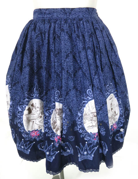 ALICE and the PIRATES × Disney... PIRATESスカート（ディズニーアリス柄）