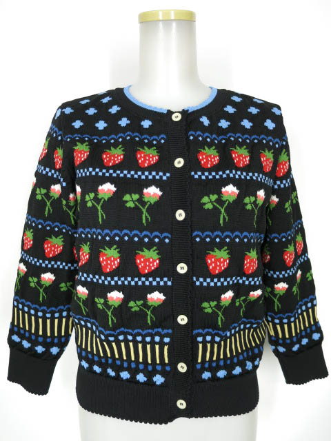 Jane Marple Fortune garden ジャガードカーディガン